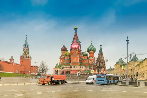 Moscow Rusland 26E April 2018 Zicht Het Rode Plein Van — Stockfoto