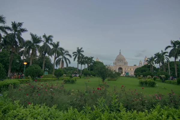 Victoria Memorial Calcuta Bengala Occidental India Monumento Histórico Arquitectura India — Foto de Stock