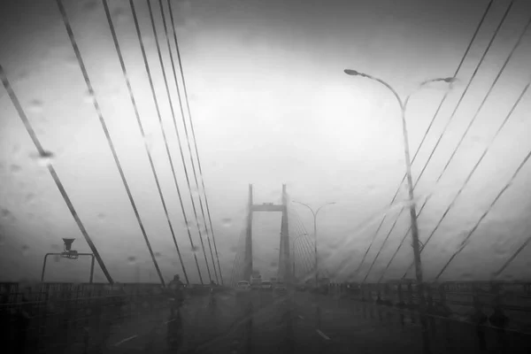 Vidyasagar Setu Ganges Beter Bekend Als 2Nd Hooghly Bridge Kolkata — Stockfoto