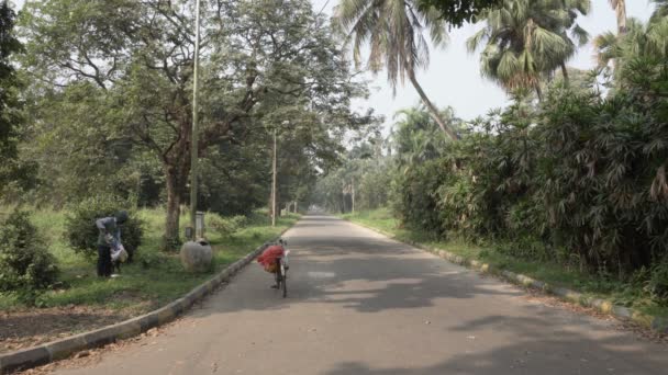 Howrah West Bengal India Gennaio 2021 Detergente Giardino Che Raccoglie — Video Stock