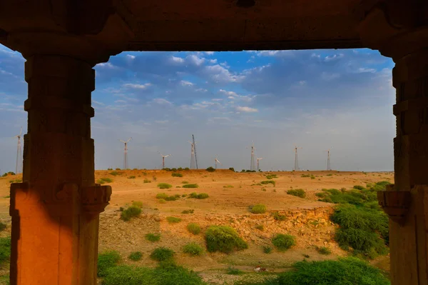 Bada Bagh Barabagh Means Big Garden Garden Complex Jaisalmer Rajasthan — Stock Photo, Image