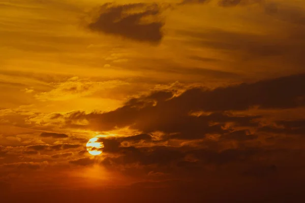 Sun Sky Sunset Sun Clouds Bright Twilight Background Everything Lies — Stock Photo, Image