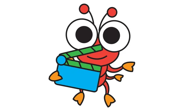 红蚂蚁徽标 — 图库矢量图片