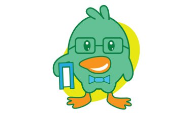 Akıllı kuş logosu