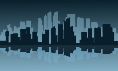 Siluet bir Sanayi İnşaat