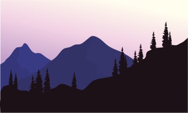 Dağ ve Ladin silueti