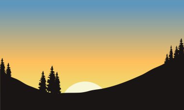 Sabah tepelerde manzara