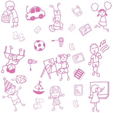 Gençler sanat doodle