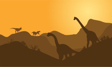 brachiosaurus Hills silüeti