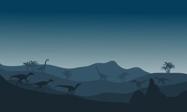 Eoraptor siluet Hills