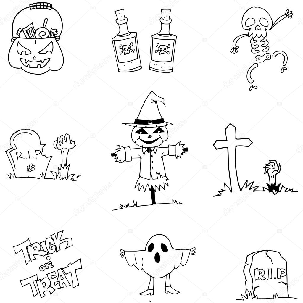 Como desenhar personagens do halloween?