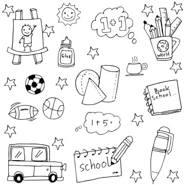 Çocuklar karalamalar öğe Lisesi