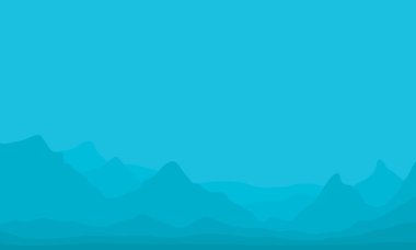 Sis tepelerde silüeti