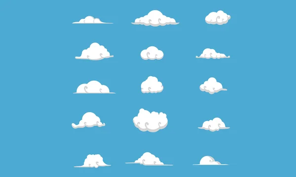 Cloud Collection 9 — Stock Vector