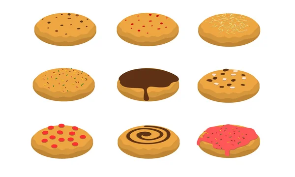 Cookies 2 Juego de recogida — Archivo Imágenes Vectoriales