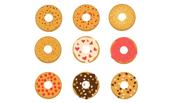 Donuts 3 — Stockvector