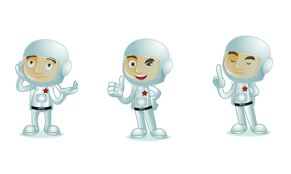 Astronauta Mascota 2 — Vector de stock