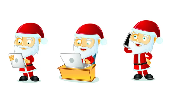 Mascotte de Père Noël 3 — Image vectorielle