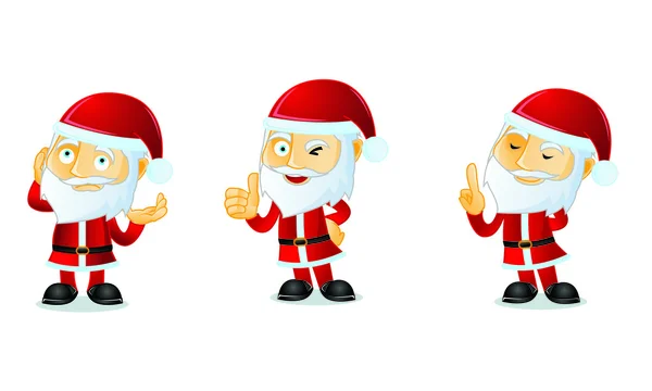 Santa Mascot 2 — Stock Vector