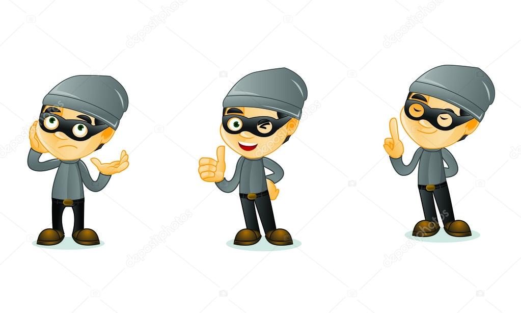Cartoon thief Vector Art Stock Images | Depositphotos Cartoon thief Vector Art Stock Images | Depositphotos