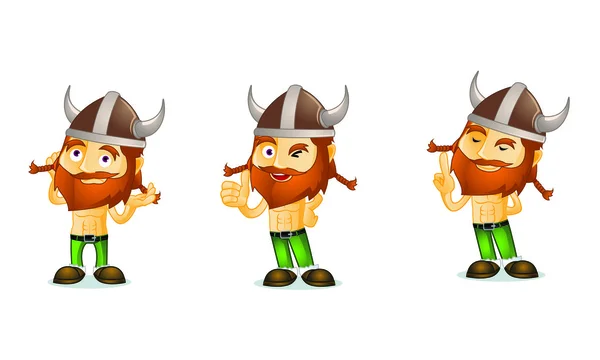 Mascota Vikinga 2 — Vector de stock