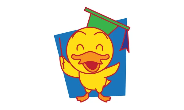 M. Duck, soyez heureux. — Image vectorielle