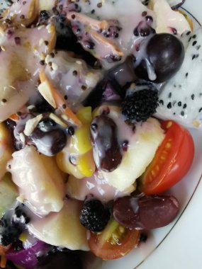 Meyve İçeceği Meyve Smoothie Tatlı Serin Pembe Sağlıklı Mor Ortak.