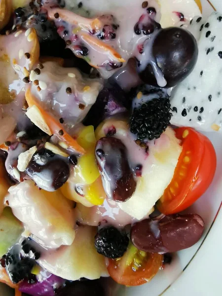 Meyve İçeceği Meyve Smoothie Tatlı Serin Pembe Sağlıklı Mor Ortak.