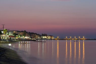 denizde gün batımı