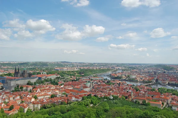 Prag bahar. Çek Cumhuriyeti. Beroun Hill. — Stok fotoğraf