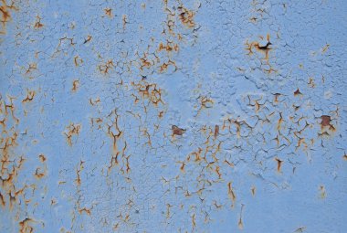 Çizikler ve çatlak, kırık boya ile metal doku