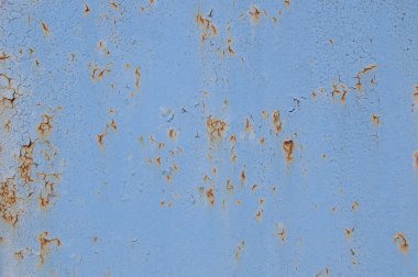 Çizikler ve çatlak, kırık boya ile metal doku