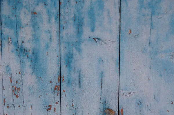 Pranchas de madeira, fundo de madeira, azul, vermelho — Fotografia de Stock