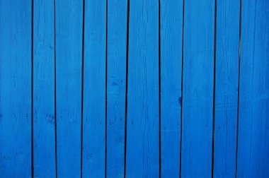 Mavi eski püskü ahşap plakalar