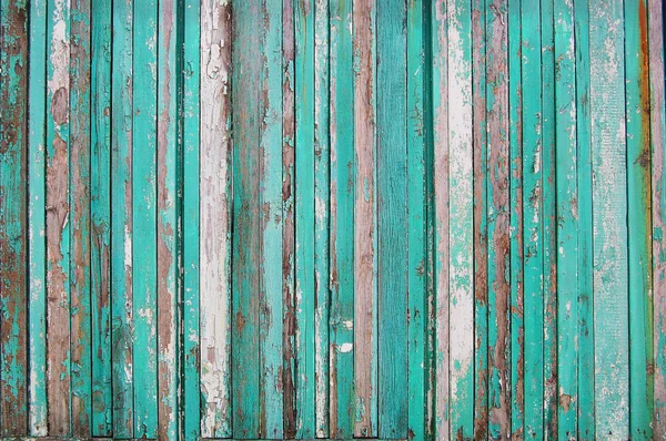 Pranchas de madeira, fundo de madeira, verde, branco, marrom — Fotografia de Stock