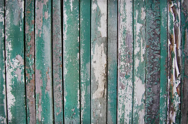 Pranchas de madeira, fundo de madeira, verde, branco — Fotografia de Stock