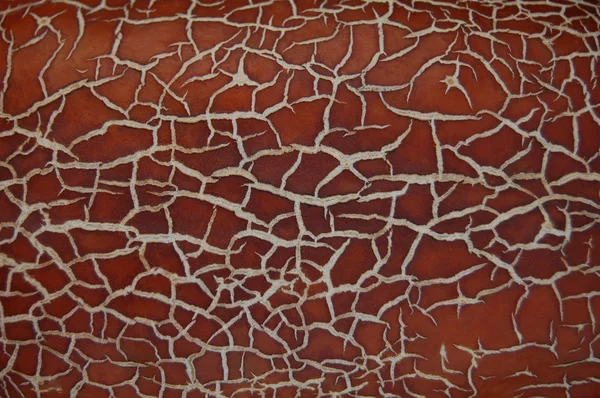 Tinta rachada em uma parede de madeira — Fotografia de Stock