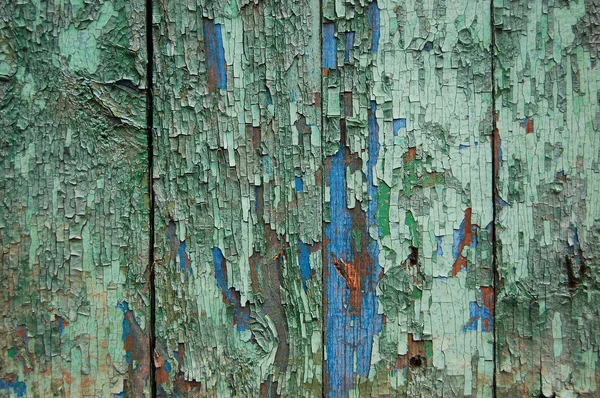 Régi festett fa fal textúra — Stock Fotó