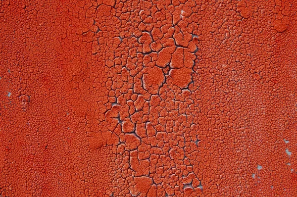 Cracked paint on metal — Stock Photo, Image