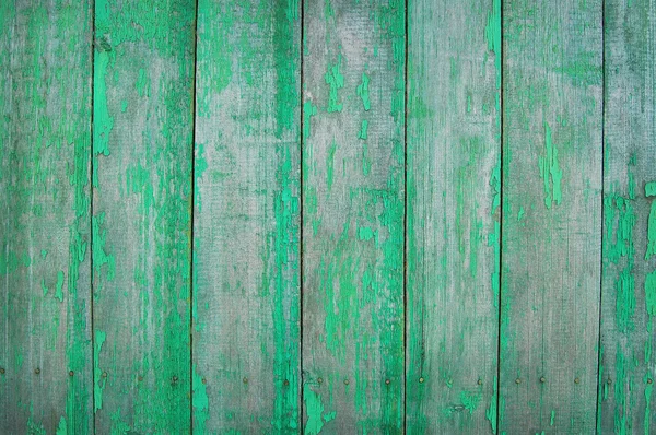 緑の木の板、柵 — ストック写真