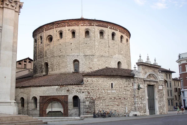 Brescia Olaszország 2018 Panorámás Kilátás Nyílik Paolo Téren Brescia Lombardia — Stock Fotó