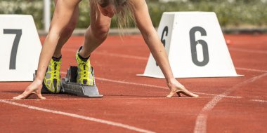 bir sprintstart kadın