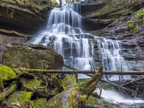 Waterval in de canyon Hoerschbach — Stockfoto