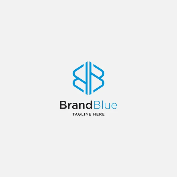 Brief Logo Flat Style Letter Logo Voor Bedrijf Enz — Stockvector