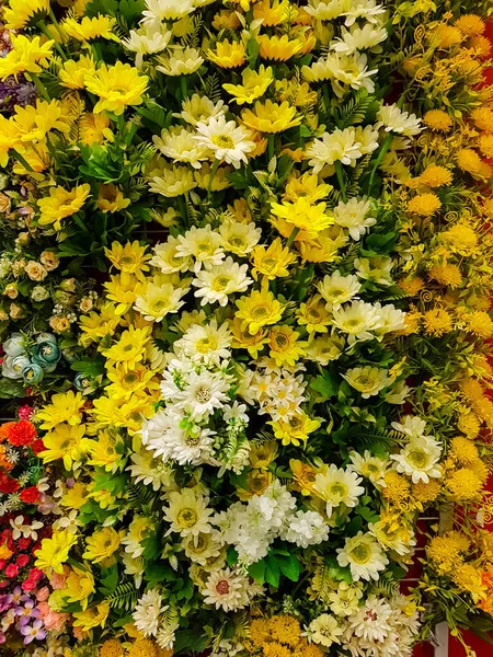 Kleurrijke Bloemen Voor Achtergrond Behang Mooi Romantisch Boeket Bloemen — Stockfoto