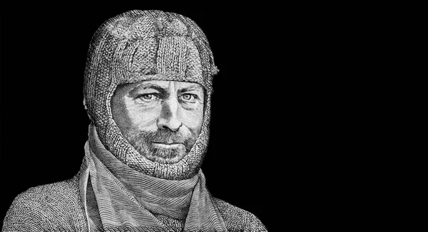 Sir Douglas Mawson Ήταν Αυστραλός Γεωλόγος Εξερευνητής Της Ανταρκτικής Πορτραίτο — Φωτογραφία Αρχείου
