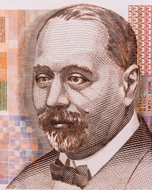 Stjepan Radikal. Hırvatistan 'dan Portre 200 Kuna 2002 Banknotları.