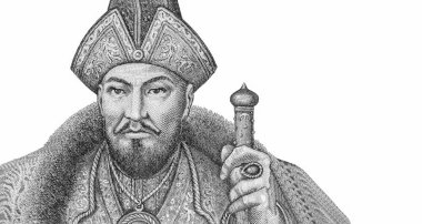 Ablai-Khan, Kazakistan 'dan Portre 1993 Banknotları.