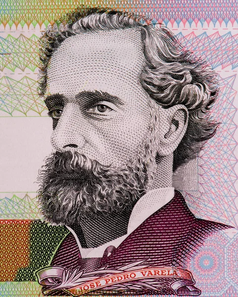 José Pedro Varela 1845 1879 Portrait Uruguay Pesos Uruguayos 2003 — Photo