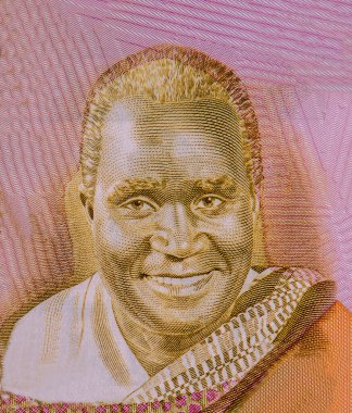 Başkan Kenneth David Kaunda (d. 28 Nisan 1924), 1964-1991 yılları arası Zambiya 2..